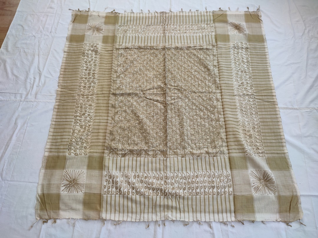 Vintage Table Cover Ethnic Decor 56 X 56 Wall Etsy