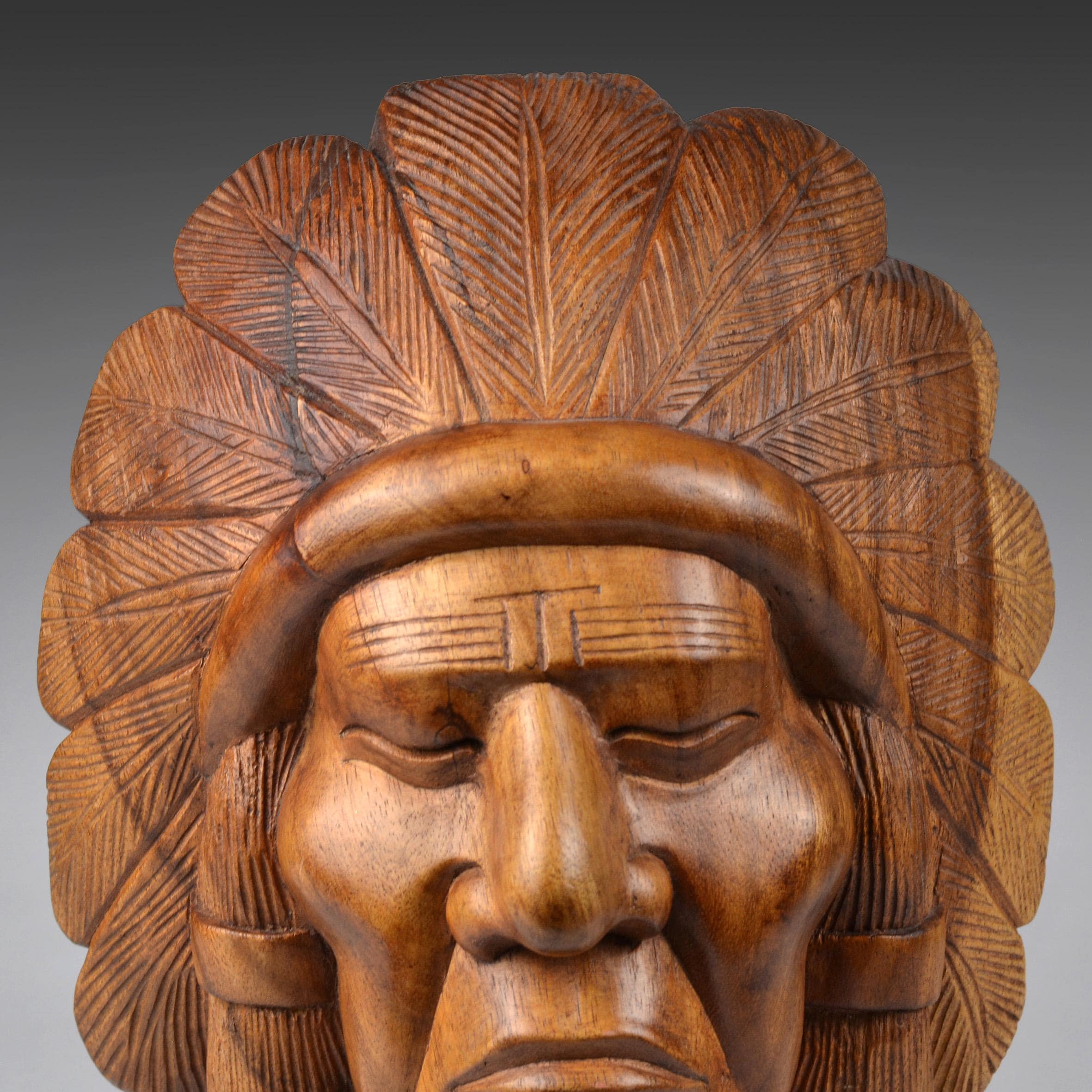 ヴィンテージ ネイティブアメリカンアート 手彫り アメリカン