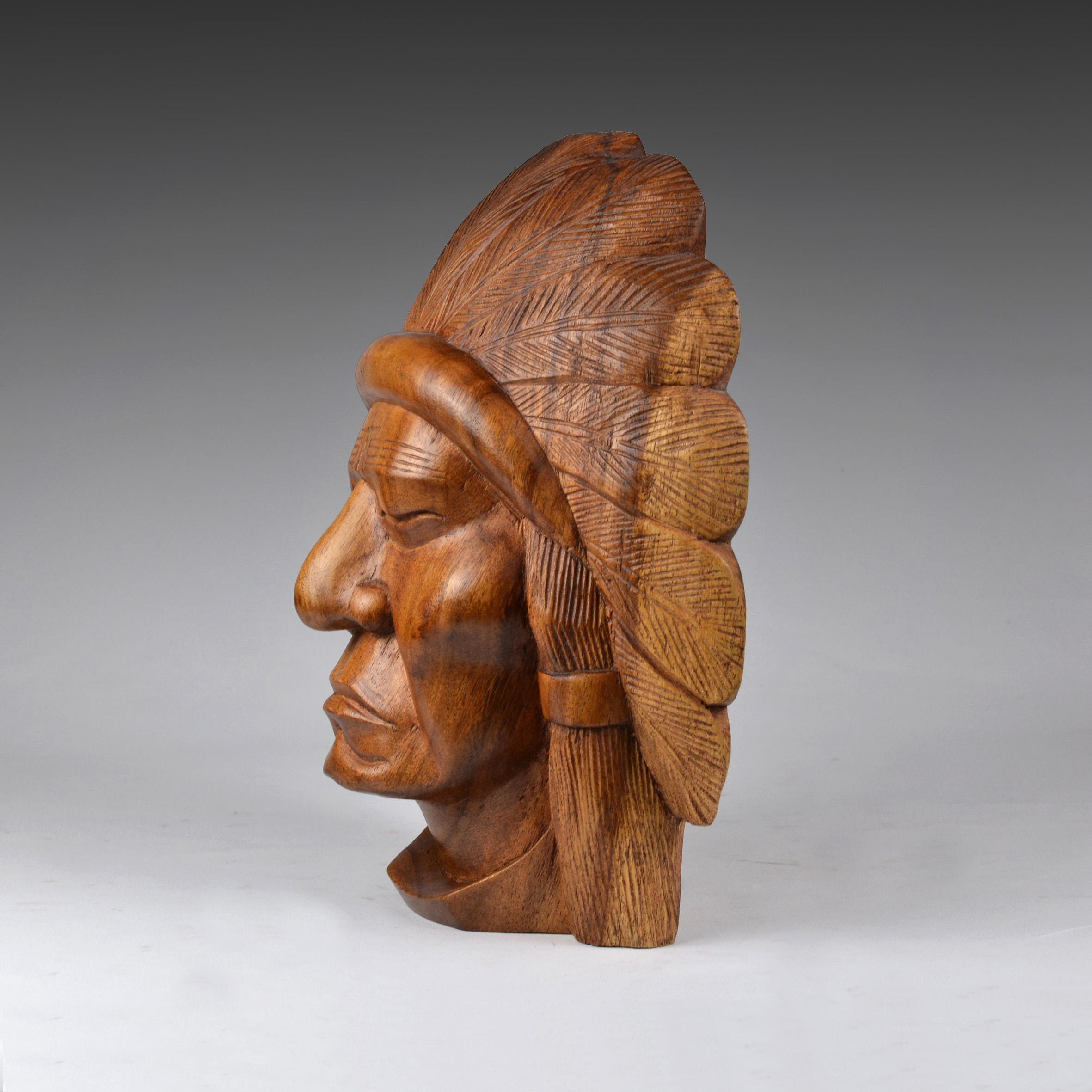 ヴィンテージ ネイティブアメリカンアート 手彫り アメリカン