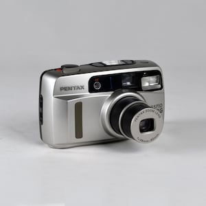 Appareil Photo Compact Pentax Espio 838G Argenté - Avec Boîte Et Livret, Occasion En état Fonctionnel