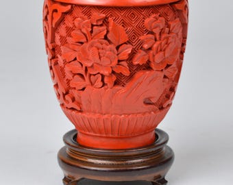 Very Cute Small Vintage Chinese Folk Art Hand Carved