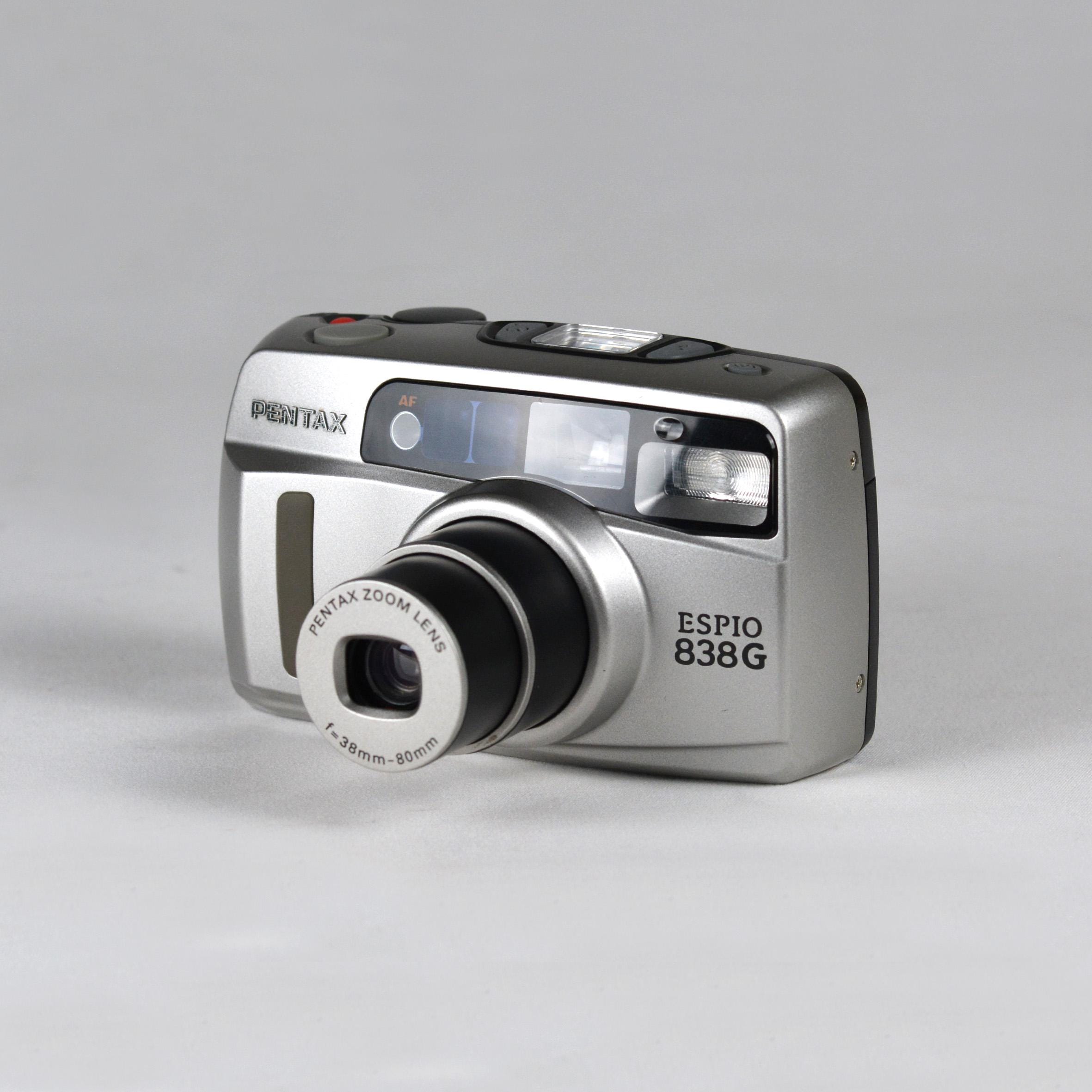1990s Pentax Espio 838G 35mm Film Camera: Point & Shoot With Case