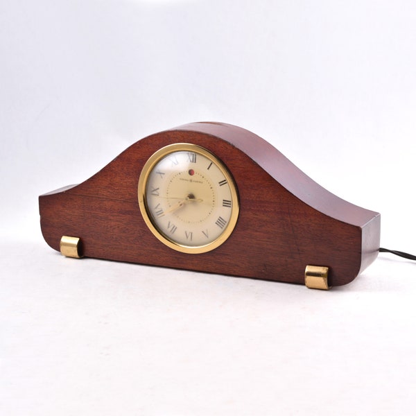 Old GE Electric Clock Model NO-10 Made in Canada Circa 1950-1960s Tested Working 12”/30.5cm