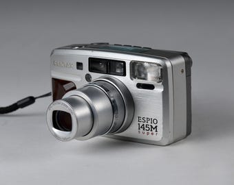 Cámara de película Pentax Espio 145 M SuperCompact vintage de 35 mm, compacta, de 38 mm a 145 mm (N4664)