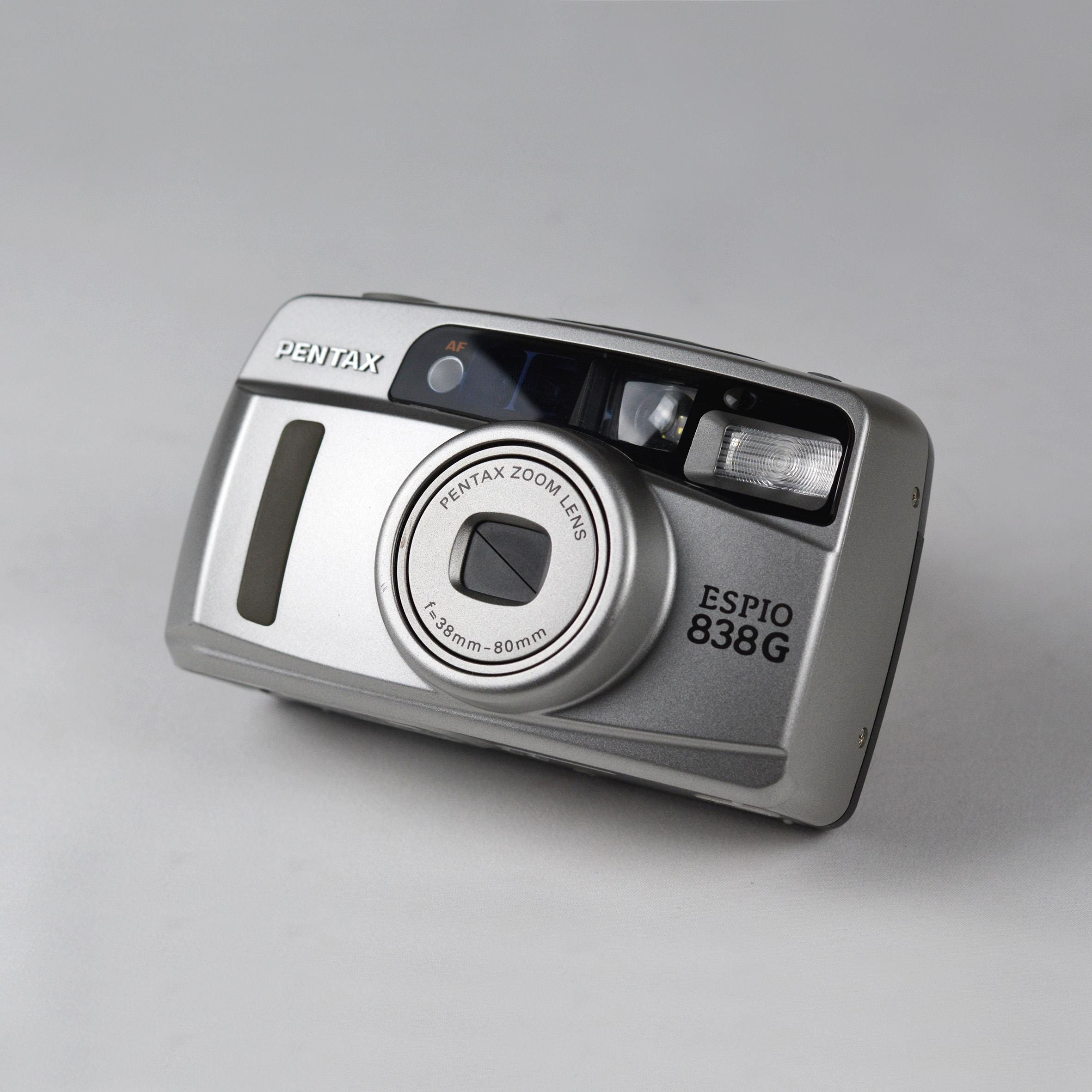 1990s Pentax Espio 838G 35mm Film Camera: Point & Shoot With Case
