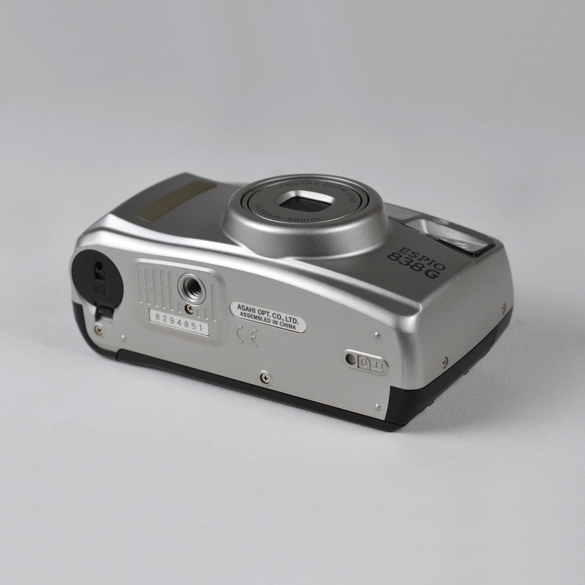 1990s Pentax Espio 838G 35mm Film Camera: Point & Shoot With Case