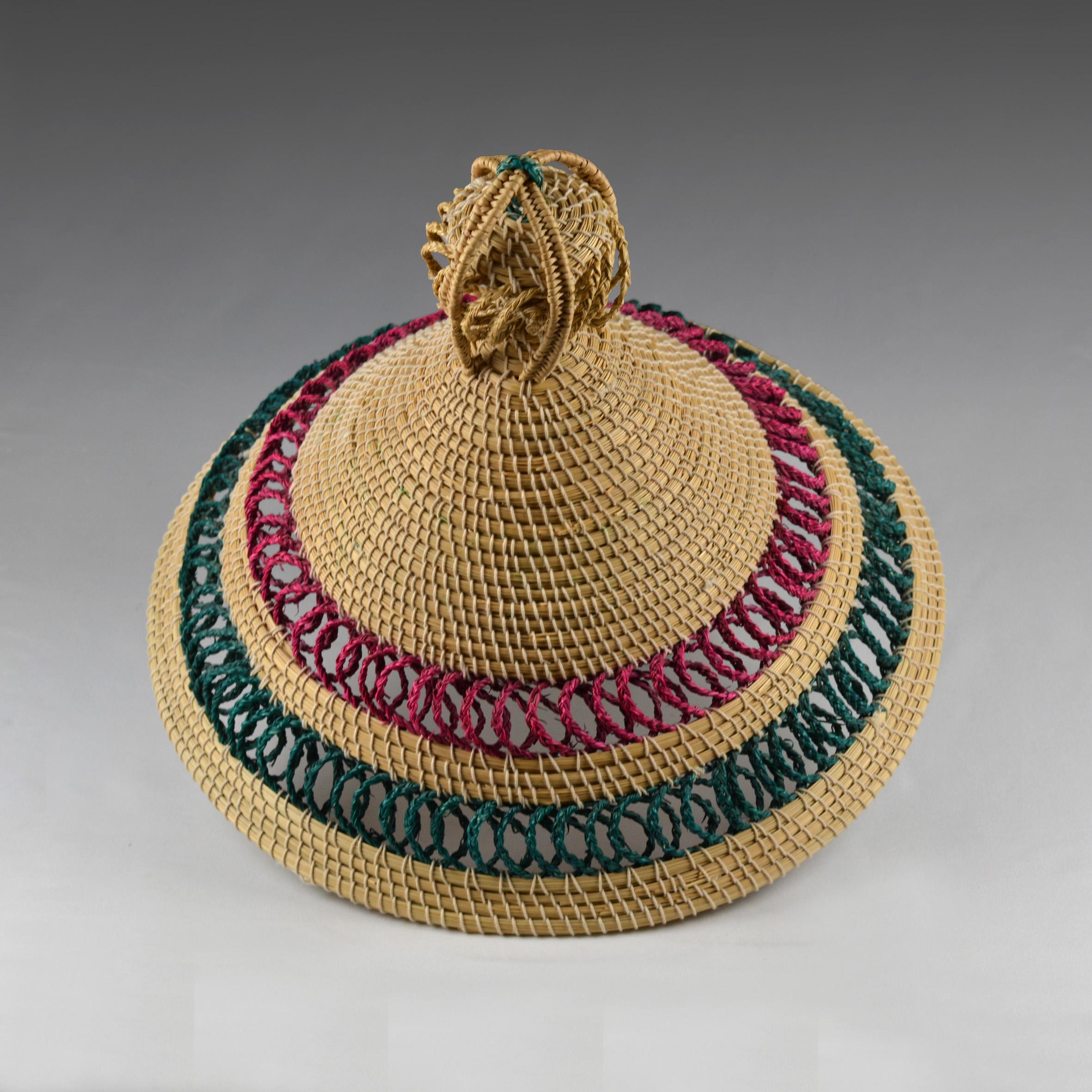 Vintage Basotho Straw Hat Mokorotlo Lesotho National Symbol Folk Art Vintage Basotho Straw Hat Mokorotlo Lesotho National Symbol Folk Art
