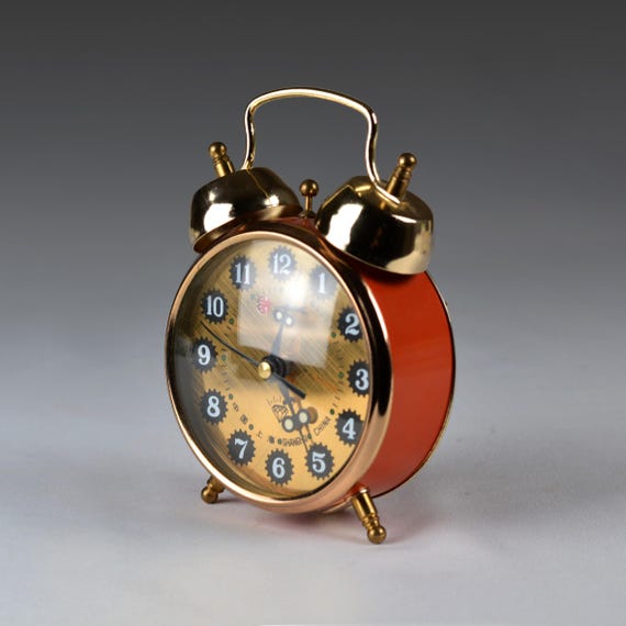 Vintage Chinese Shanghai Diamond Pop Art Red Tabletop Mechanischer