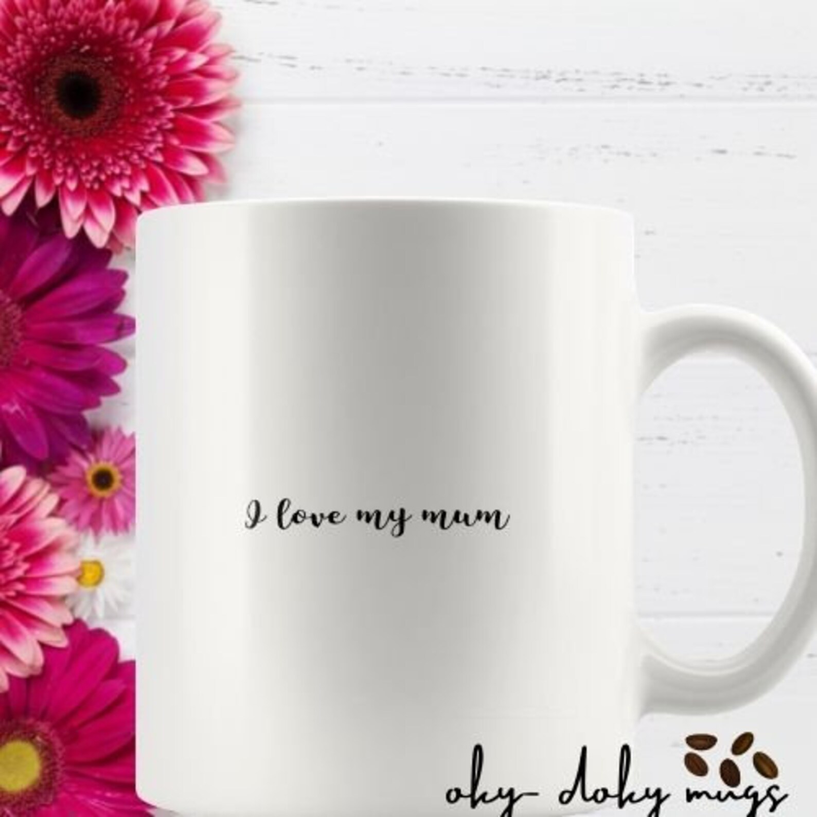 Mom Mug I Love My Mom Mug Mothers Day Gift Mom Gift Dog Mom Gift Mom ...