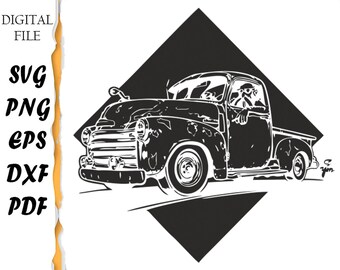 Free Free 173 Svg Lowered Truck Outline SVG PNG EPS DXF File