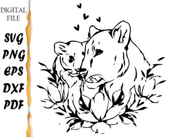Free Free Mama Lion Svg 198 SVG PNG EPS DXF File