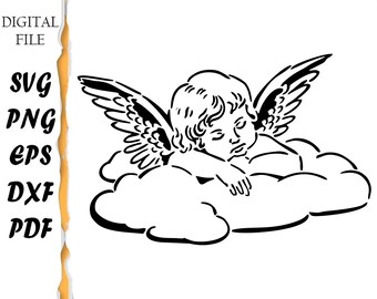 Download Angel Svg File Stencil Model Image Design Print Digital Download Fairy Godmother Design Art Collectibles Prints 330 Co Il