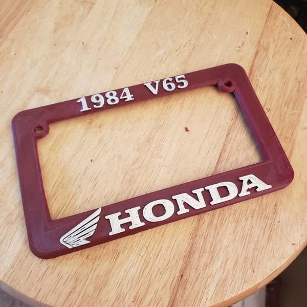 Motorcycle License Plate Frame Etsy Australia