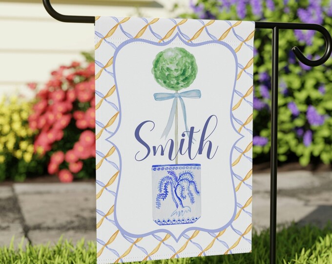McDougall Tartan Crest Garden Flag - Welcome Style