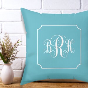 Monogram Pillow, Dorm Decor, Dorm Room Decor, Preppy Room Decor, Monogram, Living Room, Home Decor, Baby Girl Nursery, Sorority House Decor