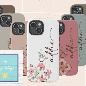 Phone Case, Gift for Her, Floral Case For iPhone Case Samsung Case Google Phone Case, Personalized Gift, Boho Phone Case