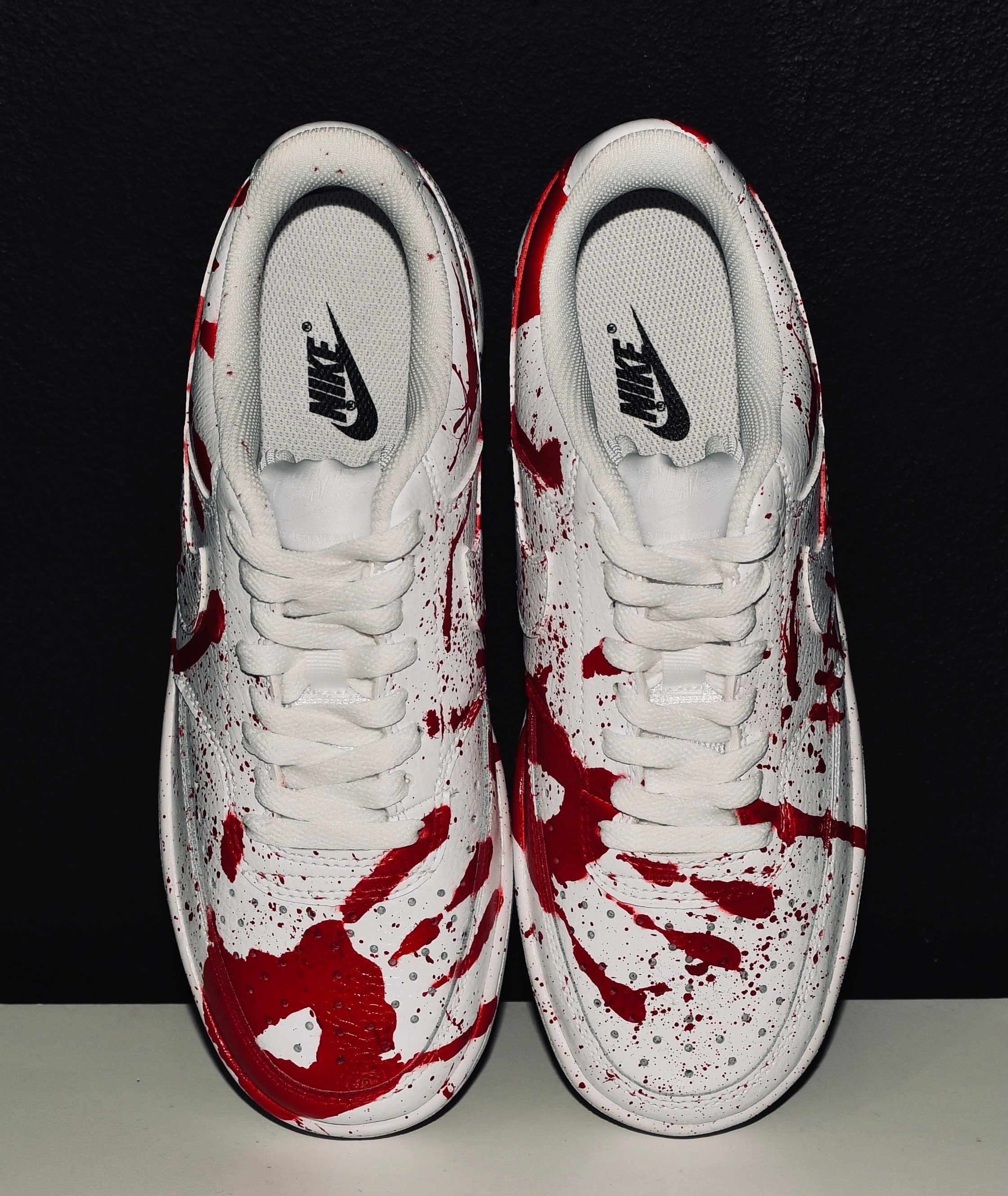 Nike Air Force 1 Custom Sneakers Blood Drip Splatter India