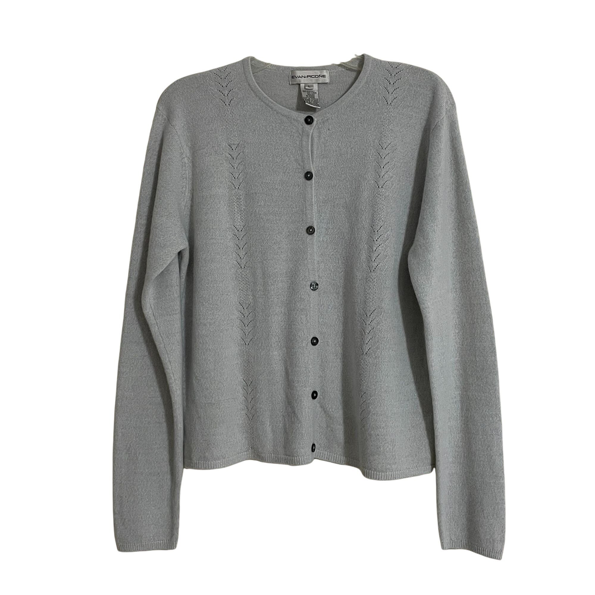 Gray Button Sweater - Etsy