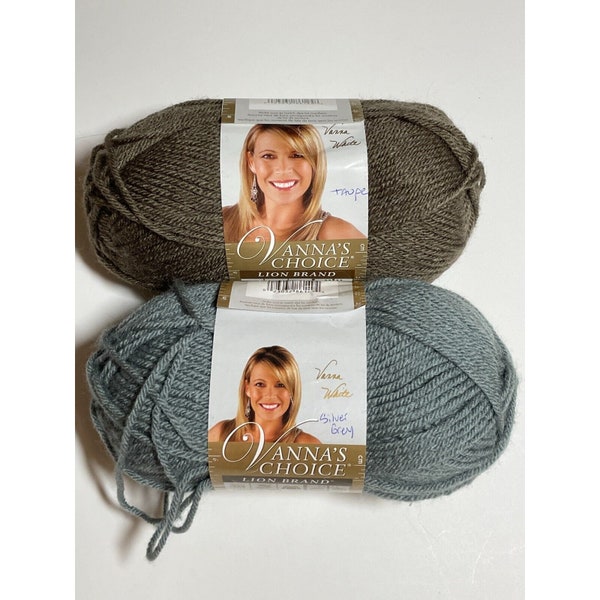 Lion Brand Vanna's Choice Acrylic Medium Weight Yarn CHOOSE YOUR COLOR Fiber Art