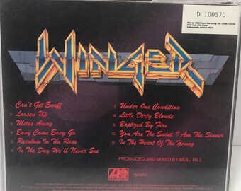 Vintage Winger in the Heart of the Young First Pressing CD