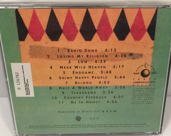 Vintage REM Monster and Out of Time Original Press Cd's Warner