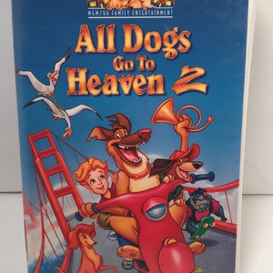 Vintage All Dogs Go To Heaven 2 VHS MGM Home Video 1996 Excellent Condition
