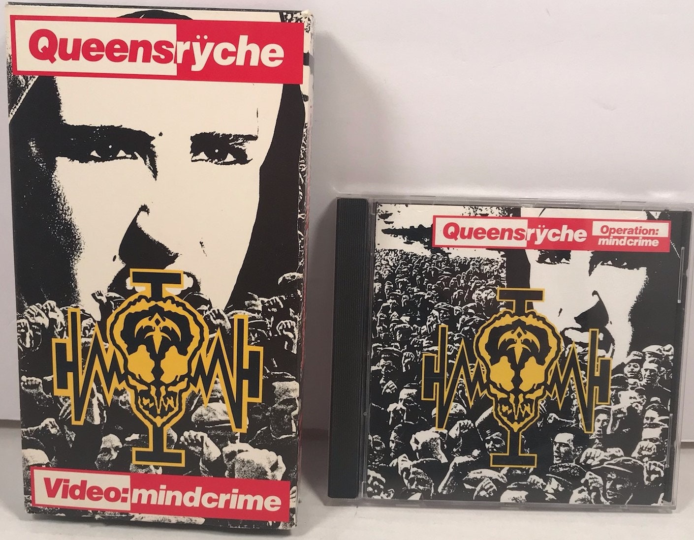 Vintage Queensryche Operation Mindcrime First Pressing CD With