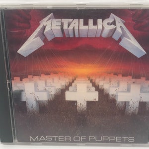 Vintage Metallica Master of Puppets First Pressing CD Elektra