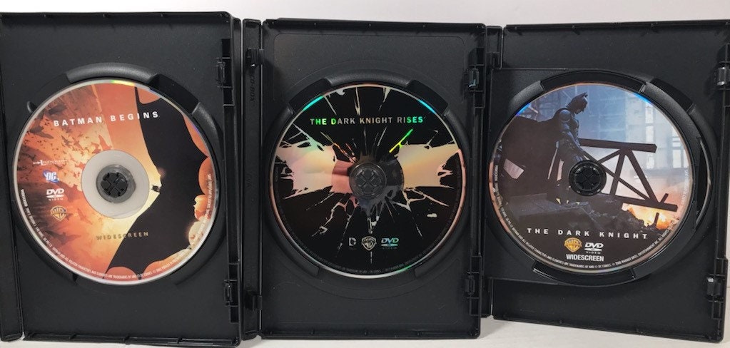 Vintage Batman Trilogy 3 DVD Disc Set With Special Features - Etsy