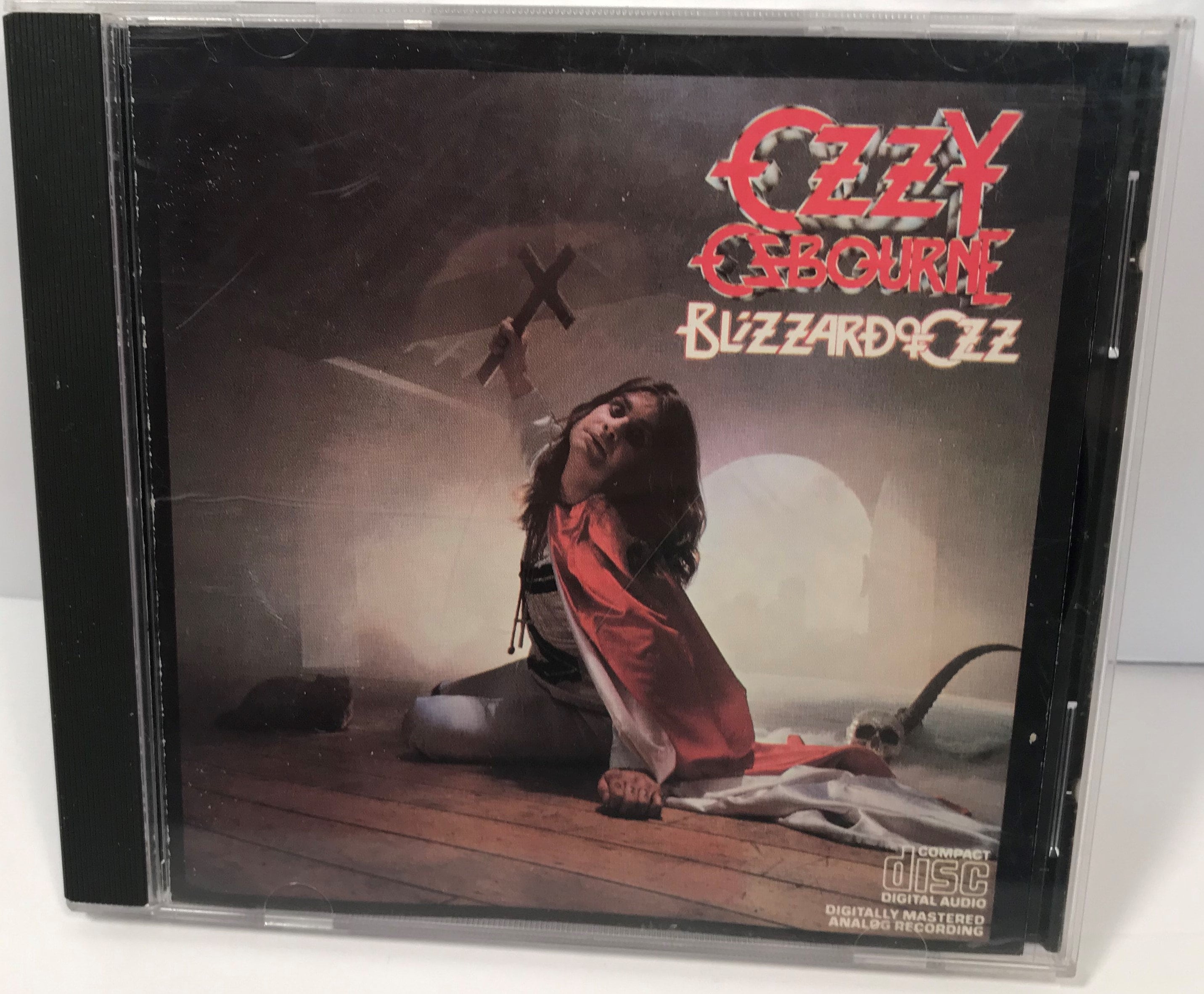 Vintage Ozzy Osbourne Blizzard of Ozz Early US Issue CD Jet Label
