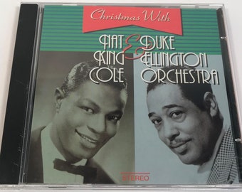 Vi tage Christmas With Nat King Cole And Duke Ellington First Pressing CD KRB Music Near Mint 2000