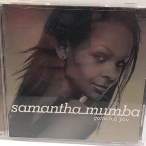 Vintage Samantha Mumba Gotta Tell You First Pressing CD Polydor Records Near Mint Condition 2000