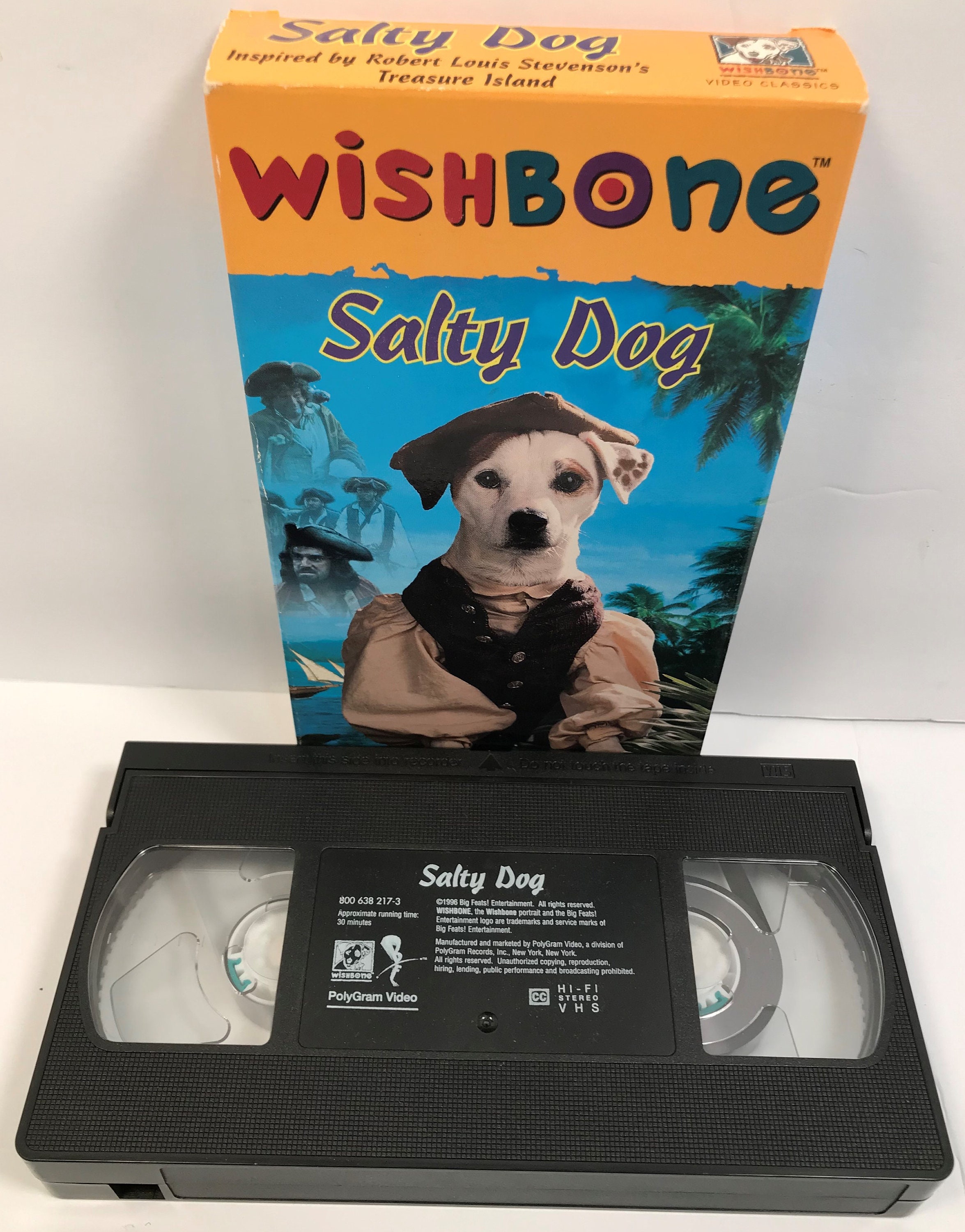 Vintage Original Wishbone VHS Video Salty Dog Polygram Video