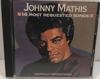 Vintage Johnny Mathis 16 Most Requested Songs First Pressing CD Digitally Remastered Columbia Records Near Mint Condition 1986