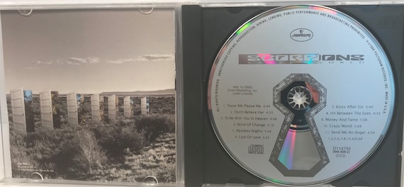 Vintage Scorpions Crazy World First Pressing CD 846 908 Polygram