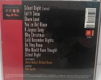 Vintage Boyz II Men Christmas Interpretations Motown Records MOTD