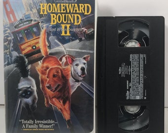 Vintage Walt Disney Homeward Bound II VHS Video Tape 1996 Near Mint Condition