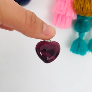 Beautiful blown glass heart. glass heart, BLOWN GLASS made in Mexico! We combine shipping!!!**HANDMADE**