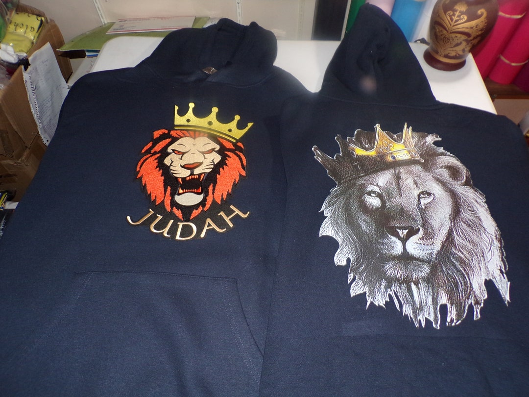The Tribe of Judah Double up Hoodies Navy Blue - Etsy