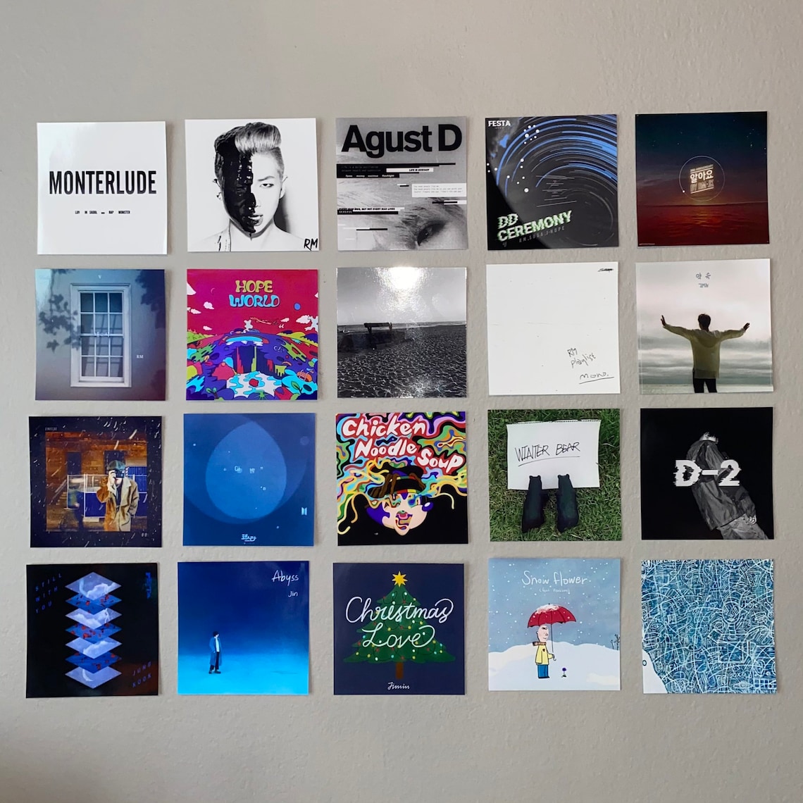 Bts Discography Album Covers Solos Etsy UK