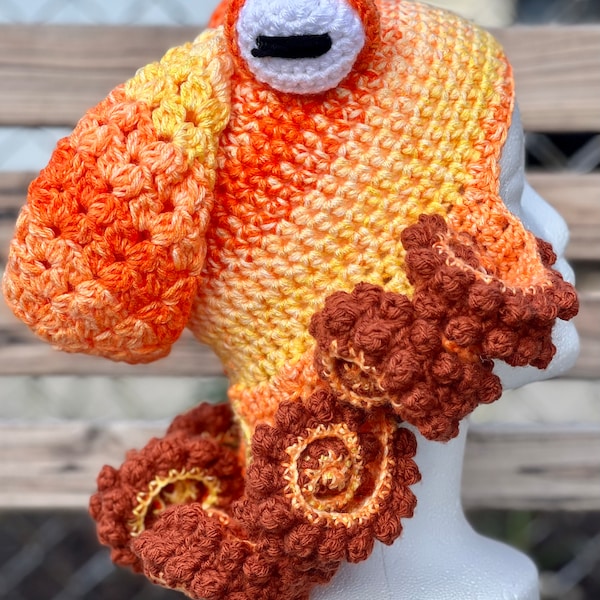 Kraken Crochet Pattern Hat Etsy