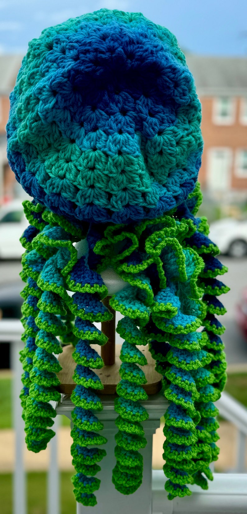 Shellfish Riddle Hat Under the Sea Jellyfish Slouchy Hat - Etsy