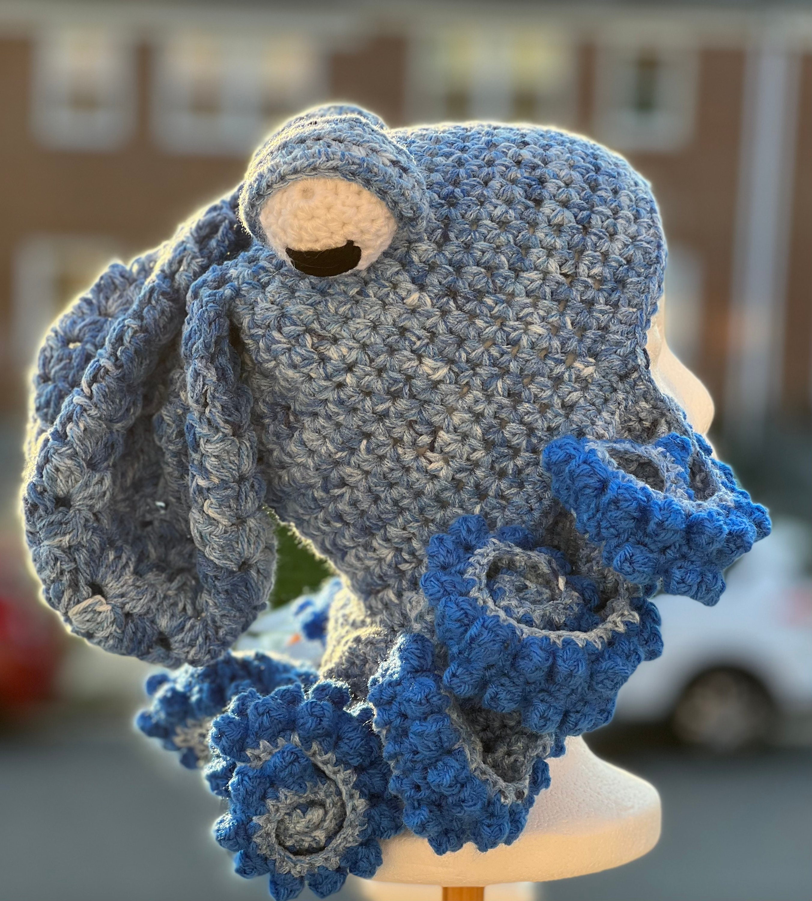 Lapis Blue Kraken/octopus Hat - Etsy display picture 2