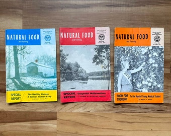 Vintage tijdschriften over natuurvoeding 1963: retro-gidsen over biologisch leven