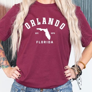 Orlando Florida Tee, Orlando shirt, Orlando city, Orlando home, Orlando gifts,  Florida state