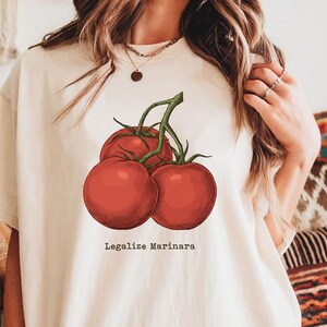 Marinara Comfort Colors shirt, Tomato Shirt, Tomato Gifts, Tomato T Shirt, Farmers Market Shirt, Fruit Shirt, Vegetable Shirt