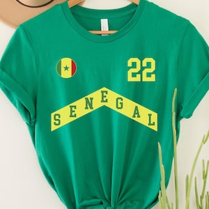 Senegal T-Shirt, Senegal Jersey, Senegal  gifts, Senegal  shirt, Senegal  t shirt, Senegal  fans gift, Senegal