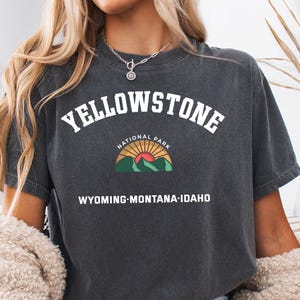Yellowstone Comfort Colors shirt