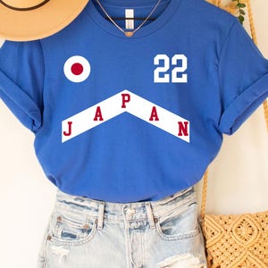 Japan T-Shirt, Japan jersey, Japan football,Japan basketball, Basketball world cup, Personalized number, Japan gift