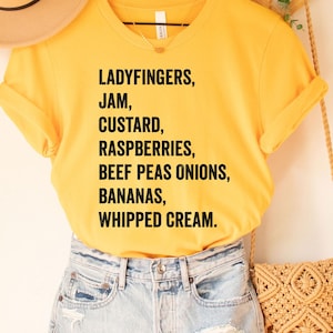 Friends Ladyfingers Thanksgiving Trifle Unisex tshirt Holiday Gift 90s TV